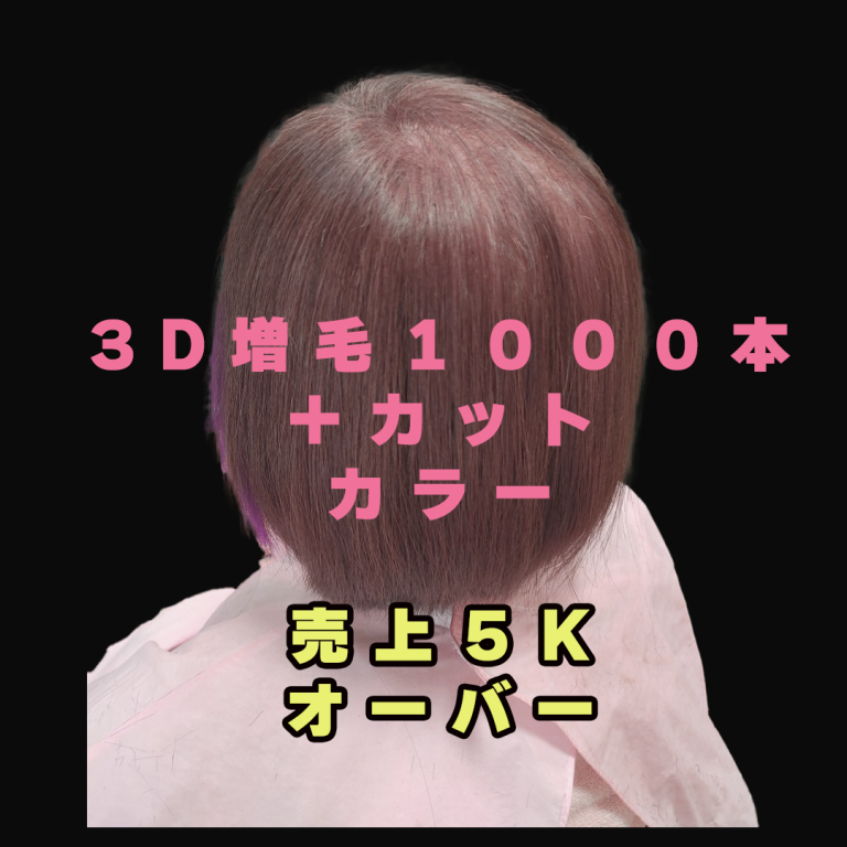 ３D増毛１０００本